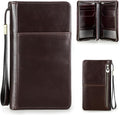 Top Grain Leather Travel Passport Wallet Holder by CataPurusLeatherCrafts