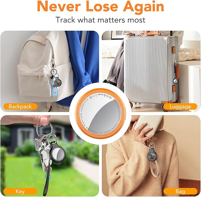 2025 New Air Tracker Tags-1 Pack, Replaceable Battery, Key Finder and Item - Image 8
