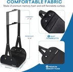 Airplane Footrest Made with Premium Memory Foam, Portable Foot Hammock with - Image 3