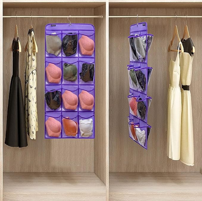 Dual Sided Hanging Shoe Organizer - Image 3