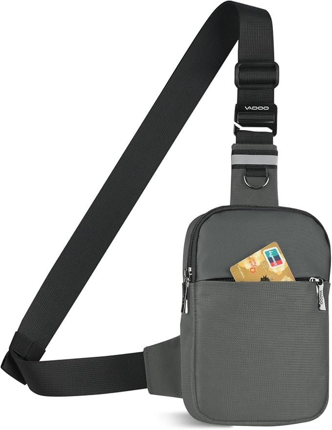 VADOO Crossbody Bags for Women, Mini Lightweight RFID Blocking Sling Men Bag by VADOO
