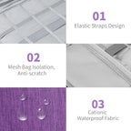 Electronics Travel Organizer, Portable Waterproof Electronic Travel Storage Bag - Image 4