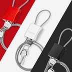 Adjustable Cable Locks with 3 Keys | 6.56ft L x 1/6in D Aluminum Steel Cable - Image 6