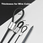 5 Pcs 4mm Wire 24 inch Vinyl Coated Stainless Steel Cable - Image 3
