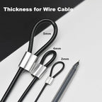 10 Pcs 4mm Wire 12 inch Vinyl Coated Stainless Steel Cable - Image 3
