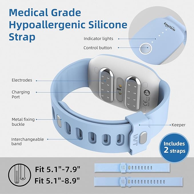 EmeTerm Fashion FDA-Cleared Relieve Nausea Electrode Stimulator Morning - Image 6