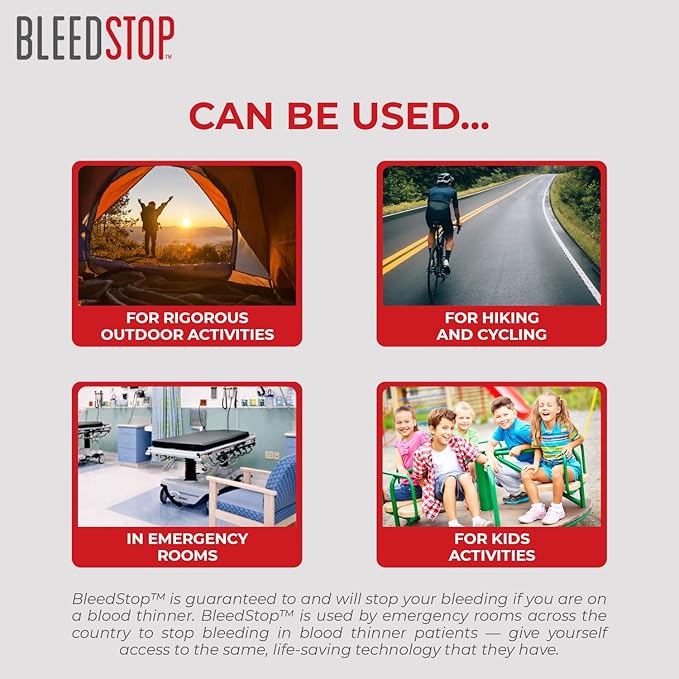 BleedStop First Aid Powder for Blood Clotting, Trauma Kit, Blood Thinner - Image 6