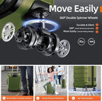 SHOWKOO Luggage Sets Expandable PC+ABS Durable Suitcase Double Wheels TSA Lock - Image 7