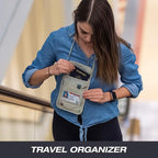 Lewis N. Clark RFID Blocking Stash Neck Wallet, Travel Pouch + Passport Holder - Image 8
