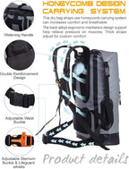 IDRYBAG Waterproof Backpack for Men 20L/30L/40L, Floating Dry Bag Kayak - Image 2