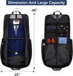 Garment Bag Travel Suit Bag for Men Large 40-Inch Carry on Garment Bag Up to 3 - Image 2