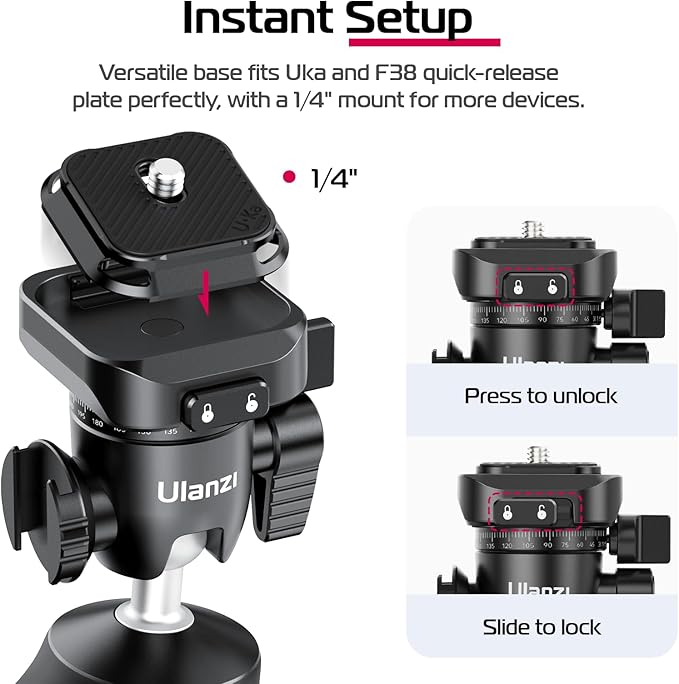 ULANZI TT38 Tabletop Mini Tripod - Image 6