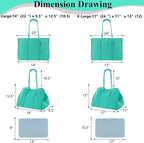 QOGiR Neoprene Multipurpose Beach Bag Tote - Image 3