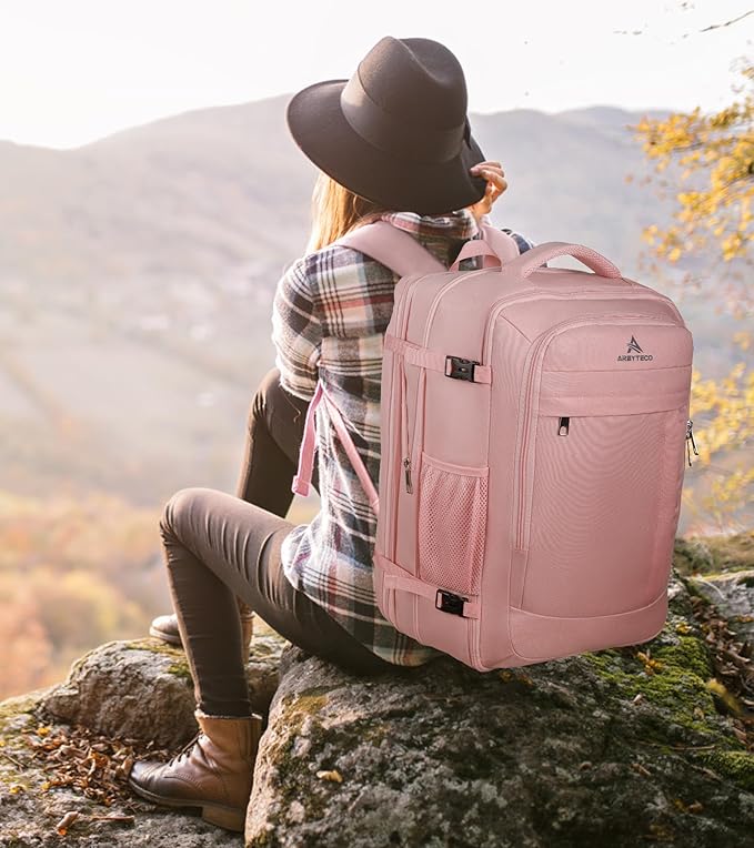 Travel Laptop Backpack for Women, 50L Expandable Extra Large Backpack, Carry On - Image 9