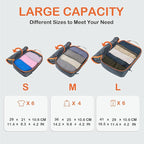Cipway Compression Packing Cubes, Ultralight Luggage Organizer Bags, Travel - Image 6