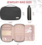 Jewelry Travel Case Organizer for Necklaces, Soft Sided - Image 2