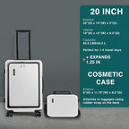 Luggage Sets 3 Piece, 22 Inch Carry on Luggage and 24 Inch Suitcases - Image 2