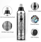GSKY Professional Hair Clippers, Men's Beard Trimmer & Grooming Kit with Electric Razor, Clippers & Trimmers Set, Hair Cutting Machines