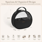 Clear Toiletry Bag, Travel Makeup Bag, Large Transparent Cosmetic Bag - Image 3