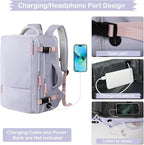 Hanples Large Travel Backpack for Women as Person Item Flight Approved - Image 7