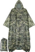 PTEROMY Hooded Rain Poncho for Adult by PTEROMY