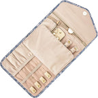 BAGSMART Travel Jewellery Organiser Roll Foldable Jewelry Case - Image 8