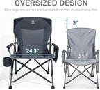 EVER ADVANCED Oversized Folding Camping Chair, - Image 4
