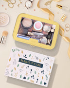Travel Clear Makeup Bag with Makeup Brush Bag, Leather Makeup Case Toiletry Bag - Image 7