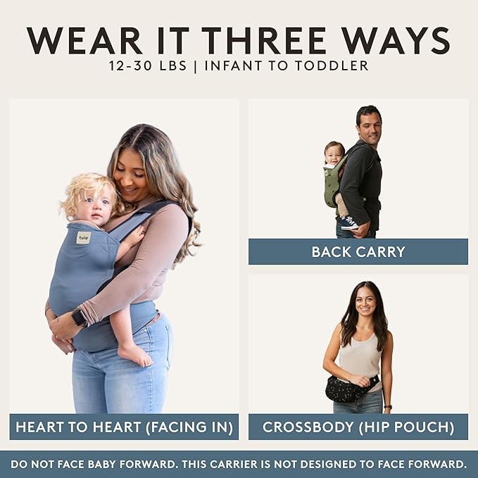 Baby Tula Lite Compact Baby Carrier, Ultra Compact and Lightweight, Convenient - Image 4