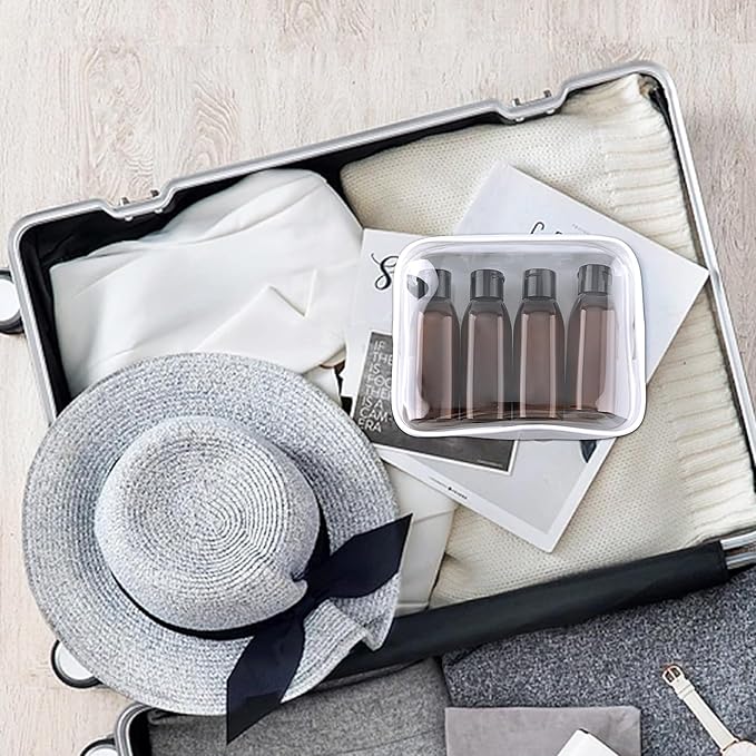 Cosywell Travel Shampoo Bottles 4pcs 3.4oz TSA Approved Travel Size Bottles - Image 6