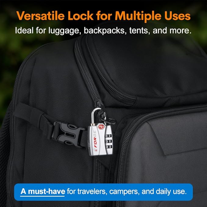 Forge TSA Luggage Combination Lock - Image 5