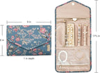 BAGSMART Travel Jewellery Organiser Roll Foldable Jewelry Case - Image 6