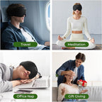 Sleep Mask Headphones with Bluetooth, 3D Blackout Bamboo Cotton Eye Mask - Image 8