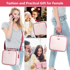 Travel Makeup Bag with Mirror of LED Lighted, Rechargeable Cosmetic Train Case - Image 5