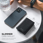 VULKIT Pop up Card Wallet Minimalist Cash Wallets RFID Blocking Leather Smart - Image 5