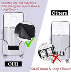Yotako Clear PVC Suitcase Cover Protectors 28 Inch Luggage Cover - Image 3