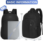 LARIPOP Extra Large Backpack, 17.3 Inch Business Laptop backpack - Image 2