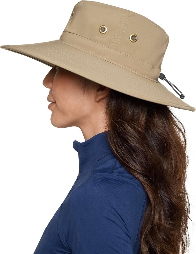 Coolibar UPF 50+ Men's Women's Matchplay Golf Hat - Image 4