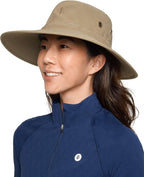 Coolibar UPF 50+ Men's Women's Matchplay Golf Hat - Image 5