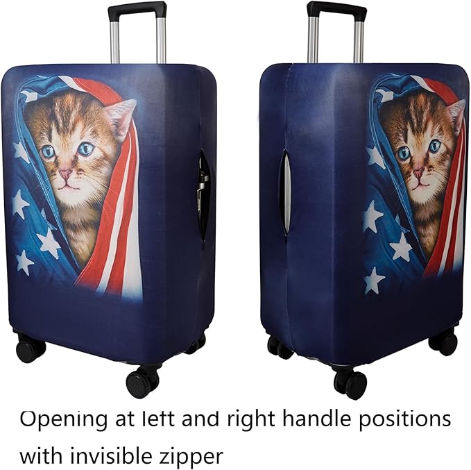 WUJIAONIAO Travel Luggage Cover Baggage Suitcase Cover Protector Skins 18-32 - Image 2