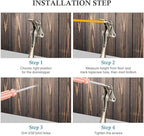 Door Stopper, One-Touch semi-Automatic Metal Door Stopper, - Image 8