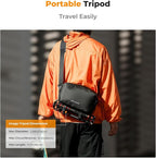 K&F Concept 2 in 1 Sling Bag Everyday Shoulder Bag & Multifunction Photography - Image 5