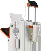 2-Piece Hardshell Zipperless Luggage Set, 20/26" Aluminum Frame Hardshell - Image 2