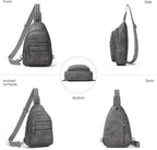 Sling Bag for Women Crossbody Bags Sling Purse Cross Body Backpack Vegan - Image 5