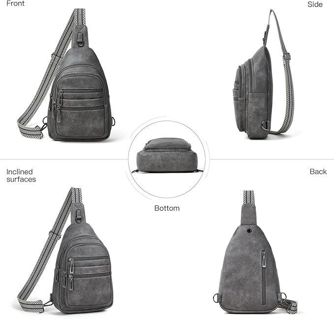 Sling Bag for Women Crossbody Bags Sling Purse Cross Body Backpack Vegan - Image 5