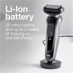 Braun Electric Razor for Men, Waterproof Foil Shaver, Series 5 5050cs, Wet & - Image 7