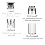 Kemei 0mm Baldheaded Hair Clippers for Men Professional Cordless Hair Trimmer Beard Trimmer with T Blade Zero Gapped Rechargeable Grooming Kit