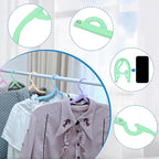 10 Pcs Travel Hangers Cruise Ship Essentials Accessories Portable Folding - Image 7