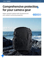 llano Camera Backpack for DSLR/SLR/Mirrorless – Water-Resistant Photography Bag - Image 6