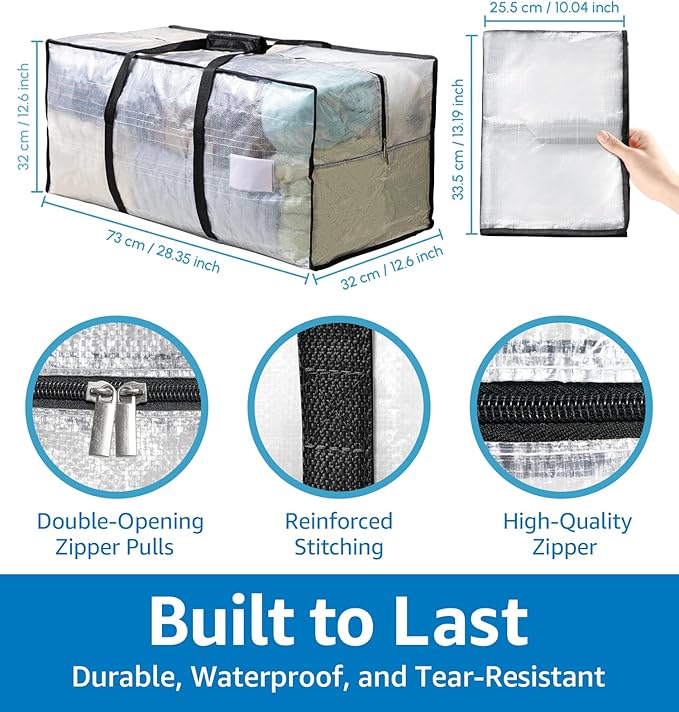 6 Pack Heavy Duty Moving Bags - Image 7